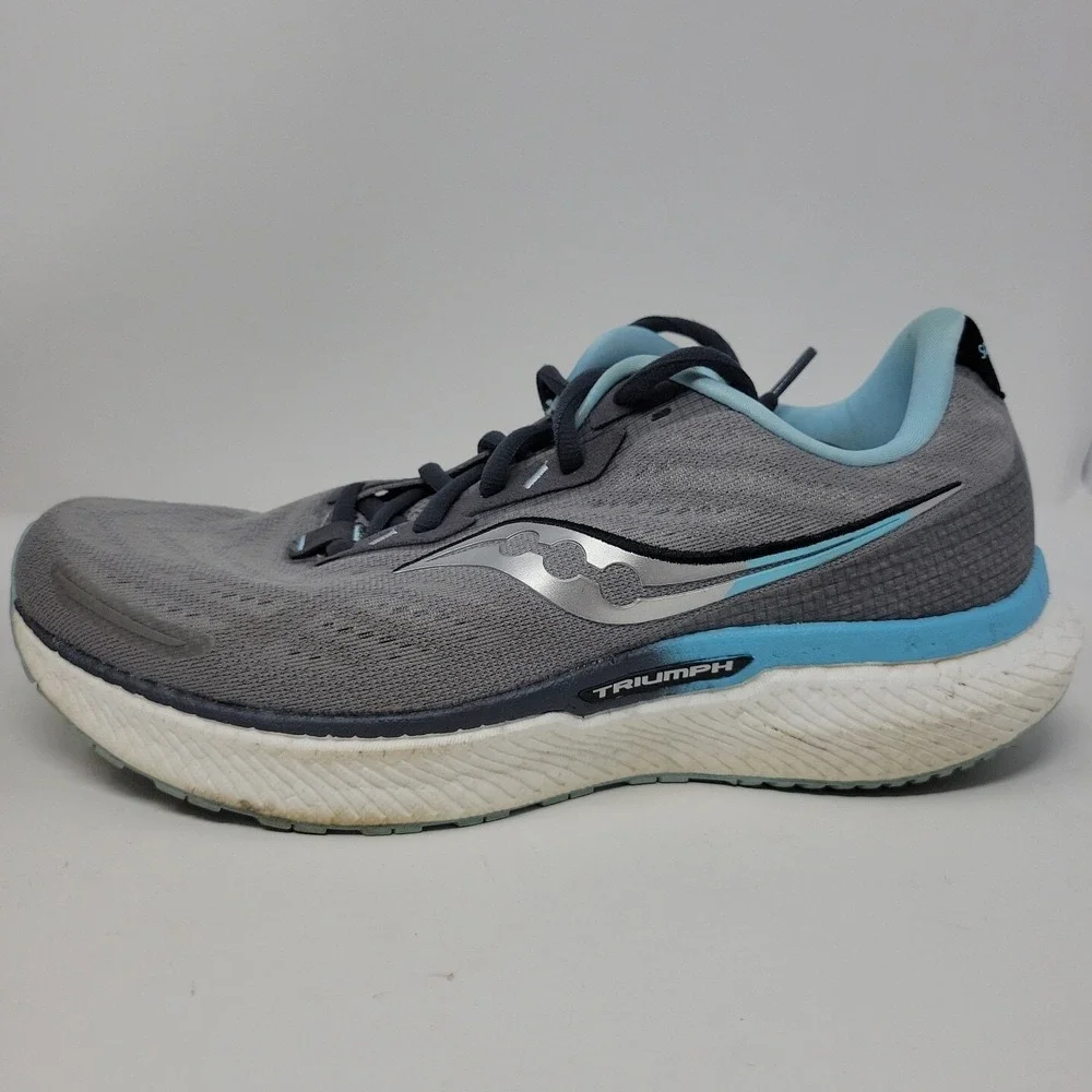 Saucony Womens Triumph‎ 19 S10678-20 Gray Running Shoes Sneakers Size 10.5